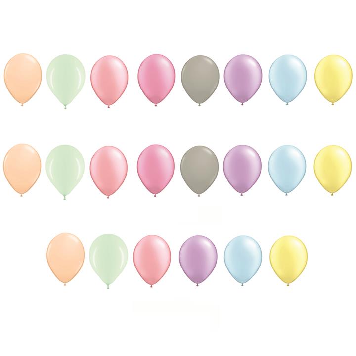 بادکنک مدل Pastel کد Mp بسته 22 عددی